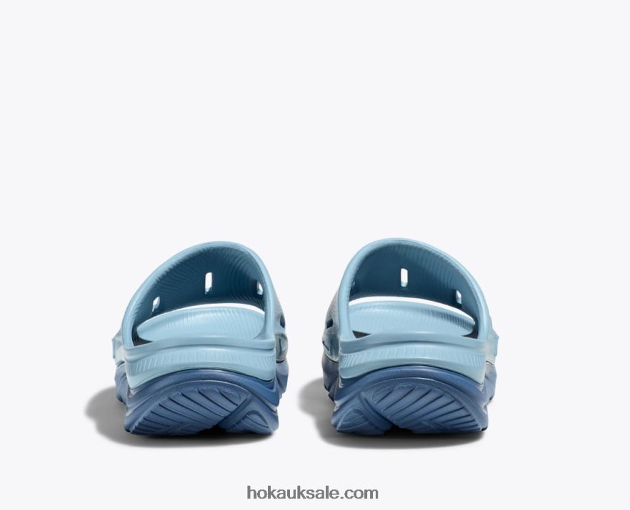 XHPD4N681 Ora Recovery Slide 3 Kids Stone Blue/Bluesteel Hoka