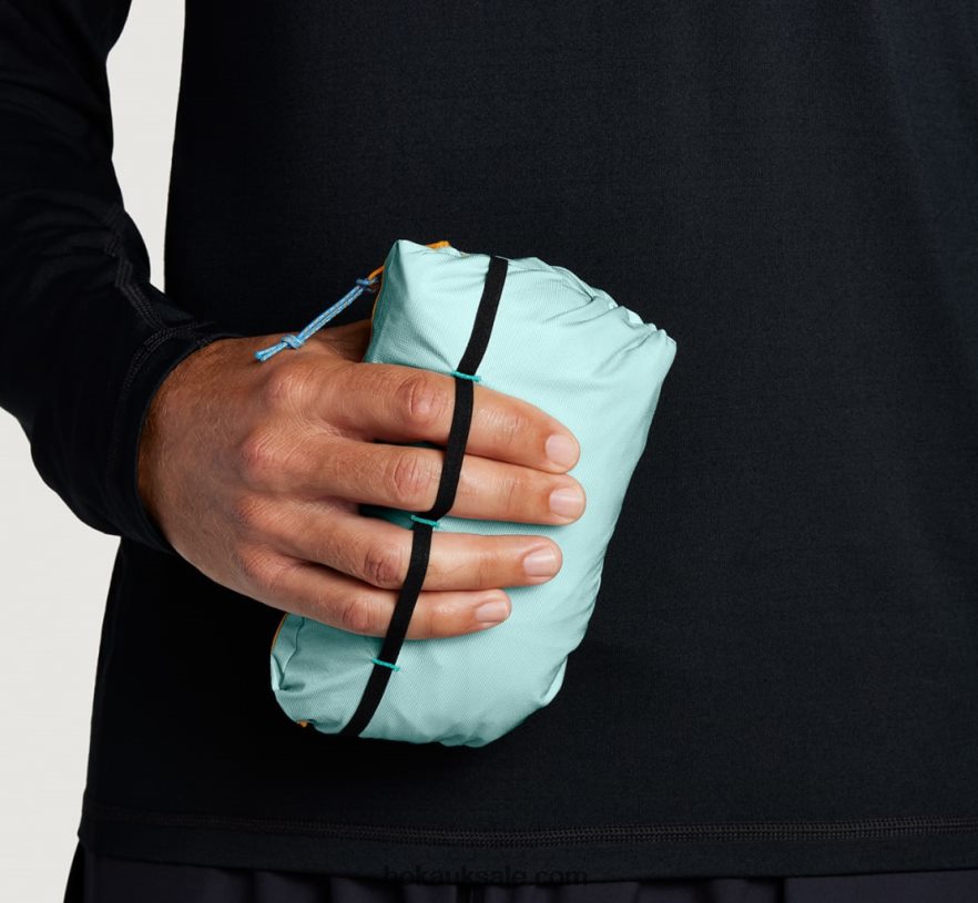 XHPD4N667 Ultralight Waterproof Jacket Men Diva Blue Hoka