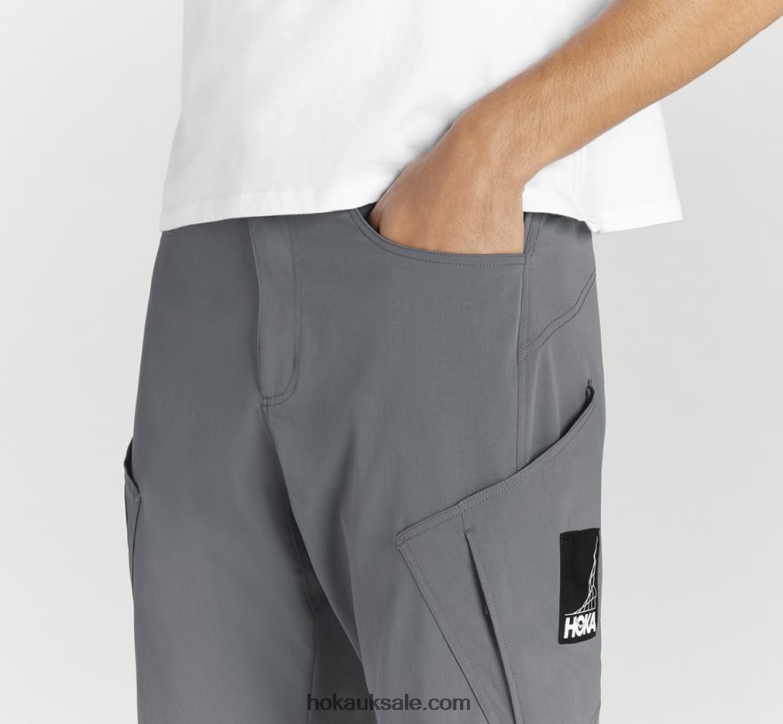 XHPD4N655 Transport Pant Men Castlerock Hoka