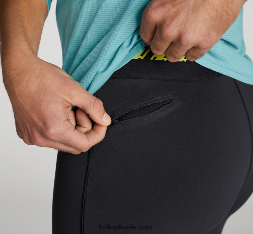 XHPD4N663 Hupana Tight Men Black Hoka