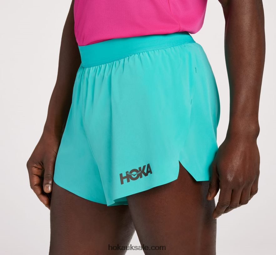 XHPD4N650 Split Short Men Black Hoka