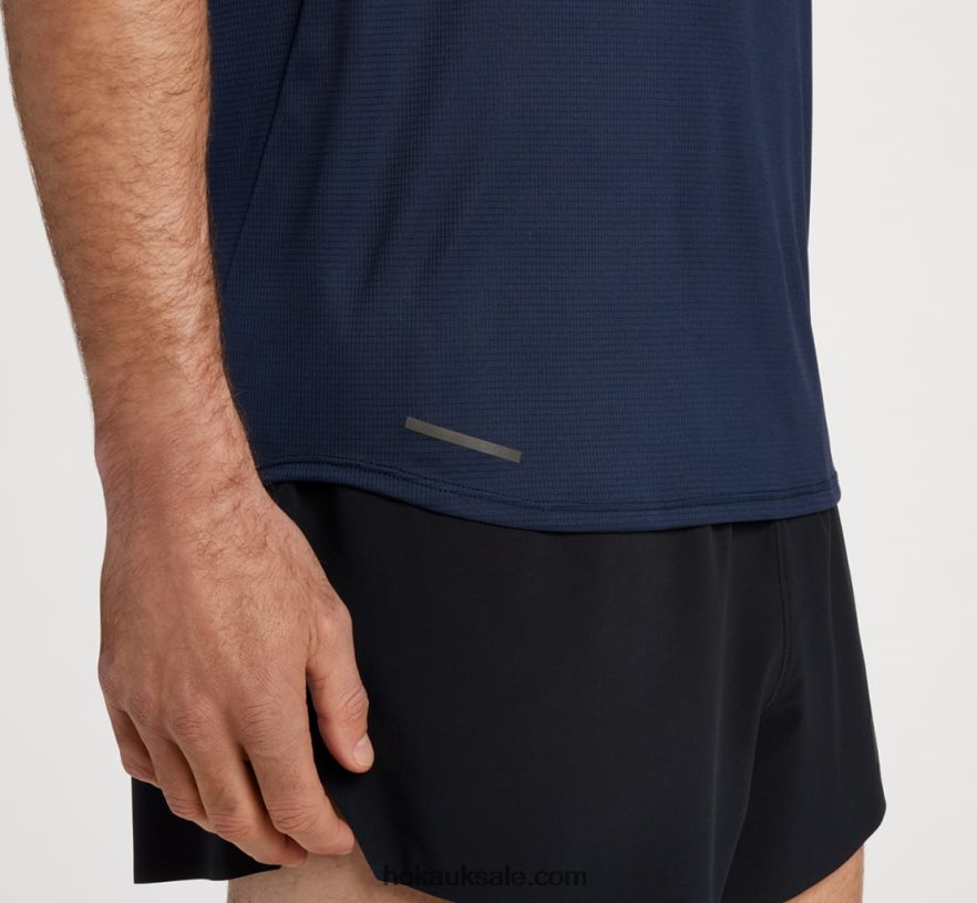 XHPD4N630 Glide Singlet Men Outer Space Hoka