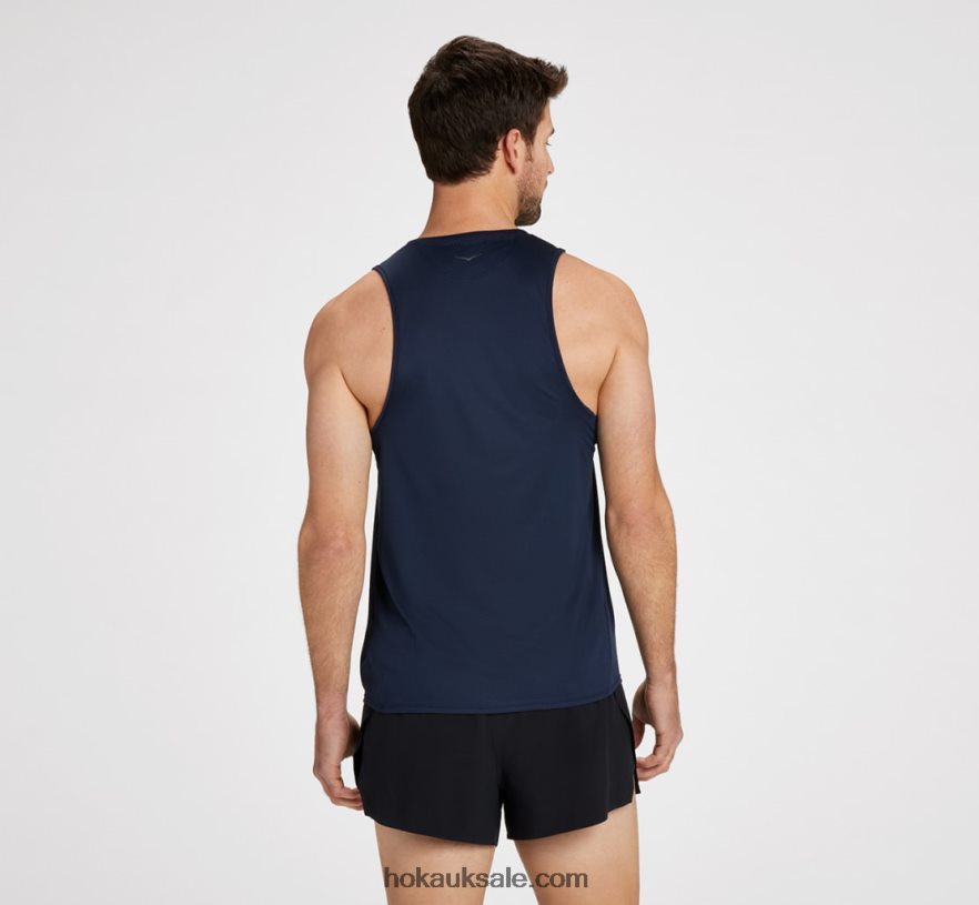 XHPD4N630 Glide Singlet Men Outer Space Hoka