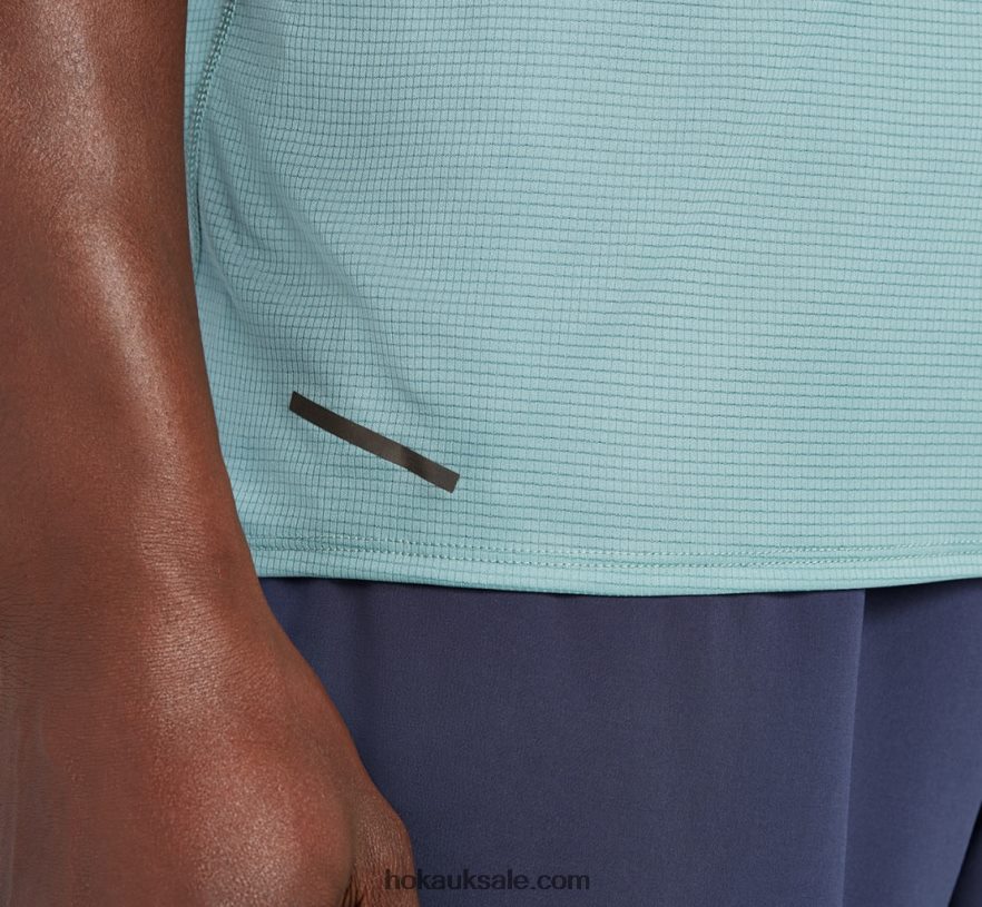 XHPD4N632 Glide Short Sleeve Men Trellis Hoka