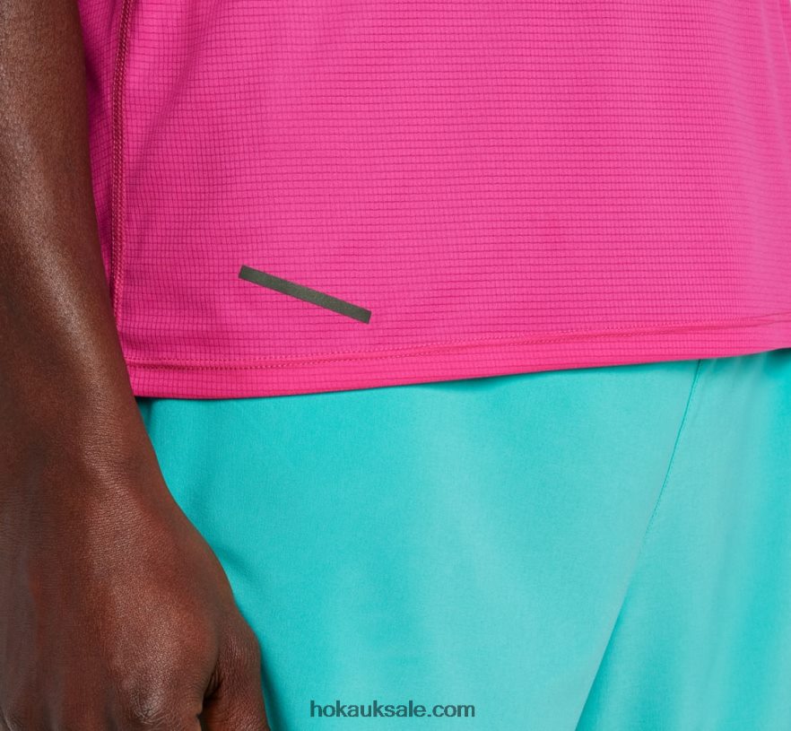 XHPD4N635 Glide Short Sleeve Men Black Hoka