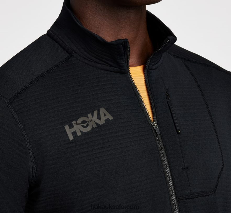XHPD4N636 1/2 Zip Men Black Hoka