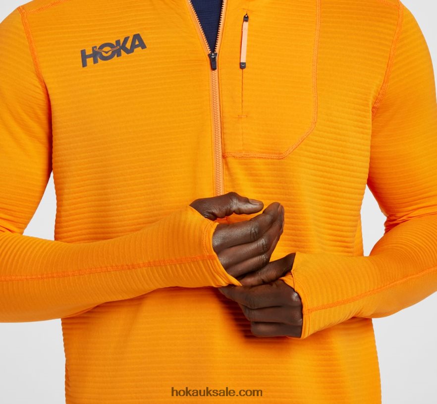 XHPD4N639 1/2 Zip Men Black Hoka