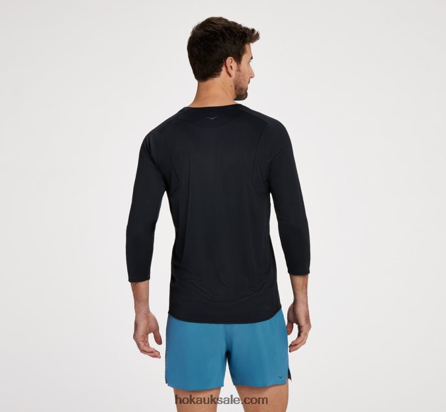 XHPD4N641 Glide 3/4 Sleeve Men Mountain Spring Hoka