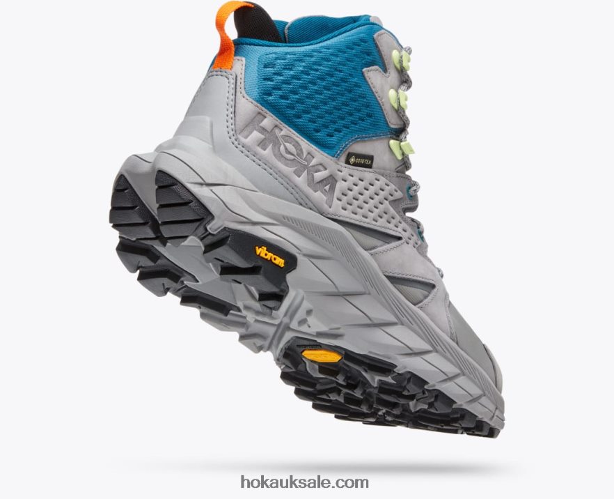 XHPD4N536 Anacapa Mid GTX Men Sharkskin/Blue Coral Hoka