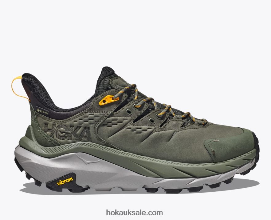 XHPD4N552 Kaha 2 Low GTX Men Thyme/Radiant Yellow Hoka