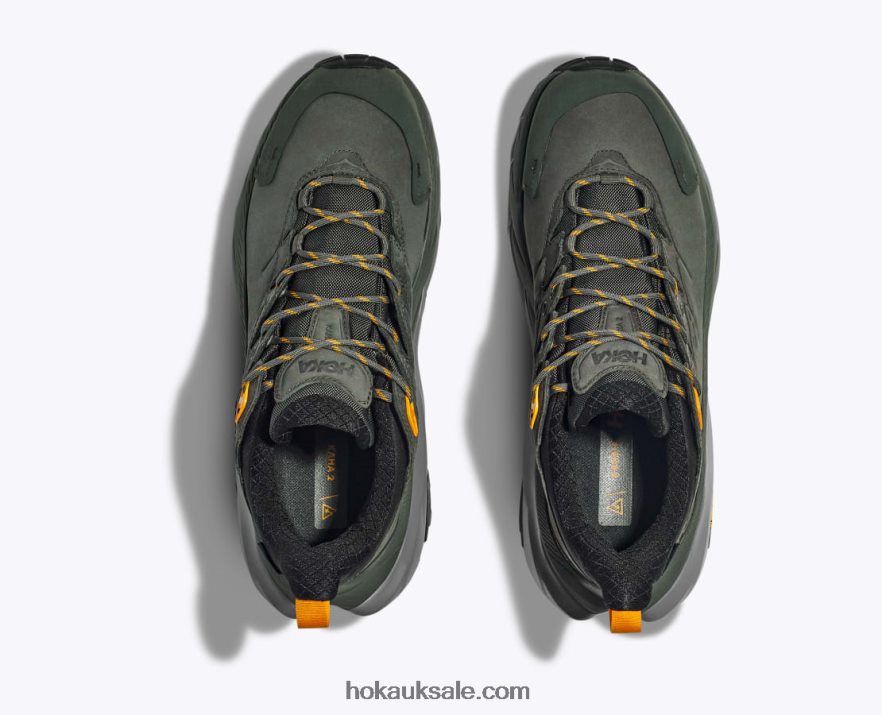 XHPD4N552 Kaha 2 Low GTX Men Thyme/Radiant Yellow Hoka