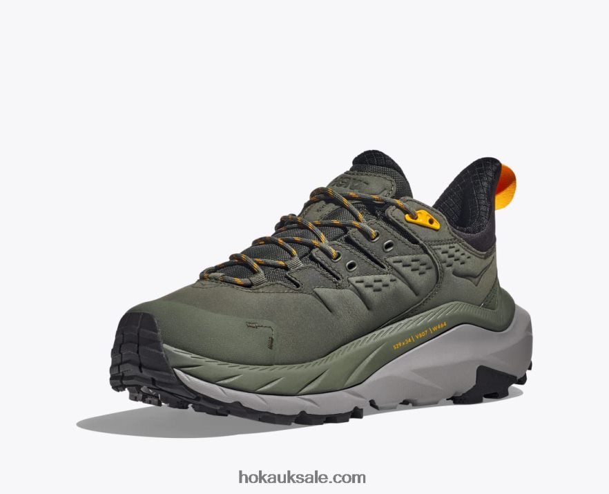 XHPD4N552 Kaha 2 Low GTX Men Thyme/Radiant Yellow Hoka