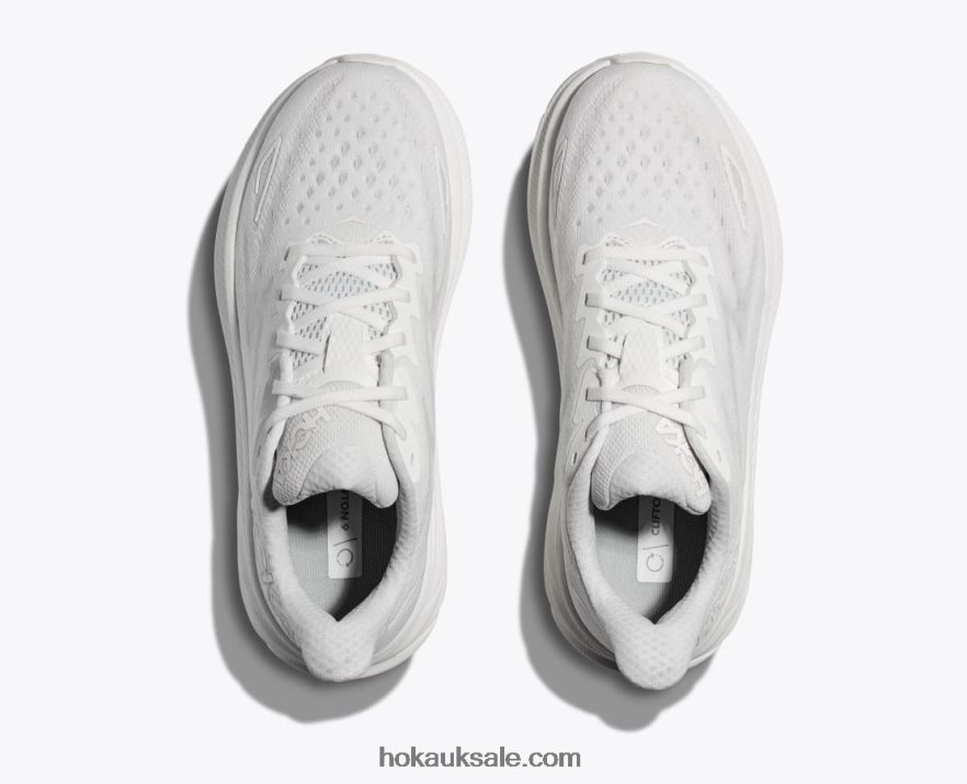 XHPD4N414 Clifton 9 Men White Hoka
