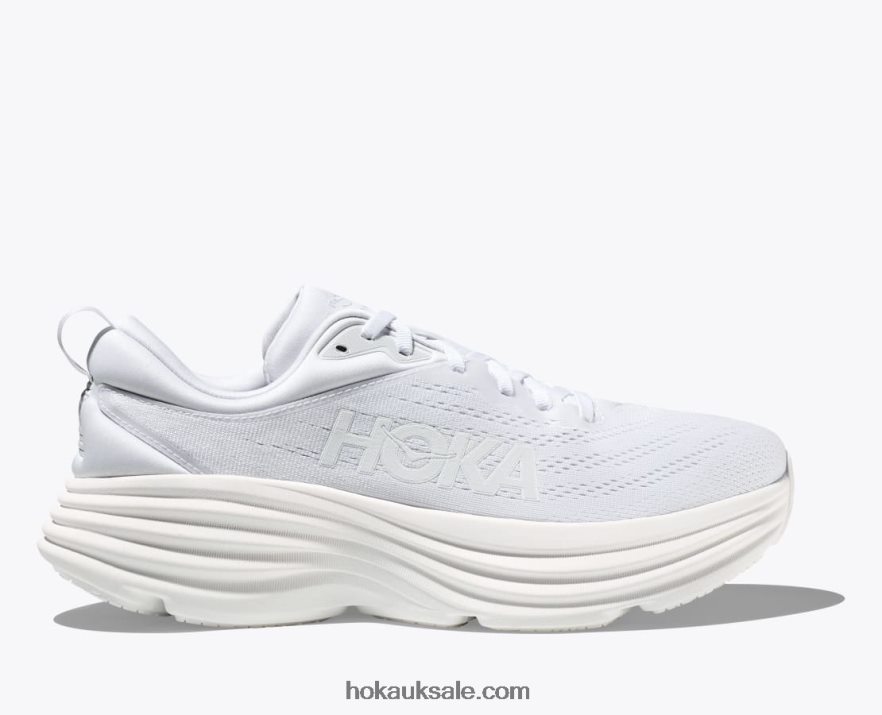 XHPD4N418 Bondi 8 Men White Hoka