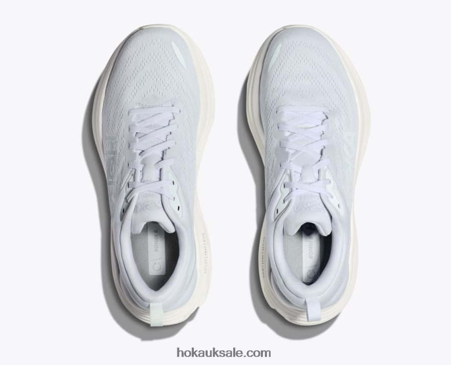 XHPD4N418 Bondi 8 Men White Hoka