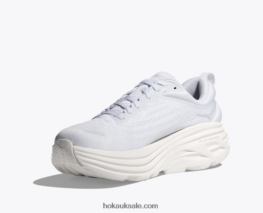 XHPD4N418 Bondi 8 Men White Hoka