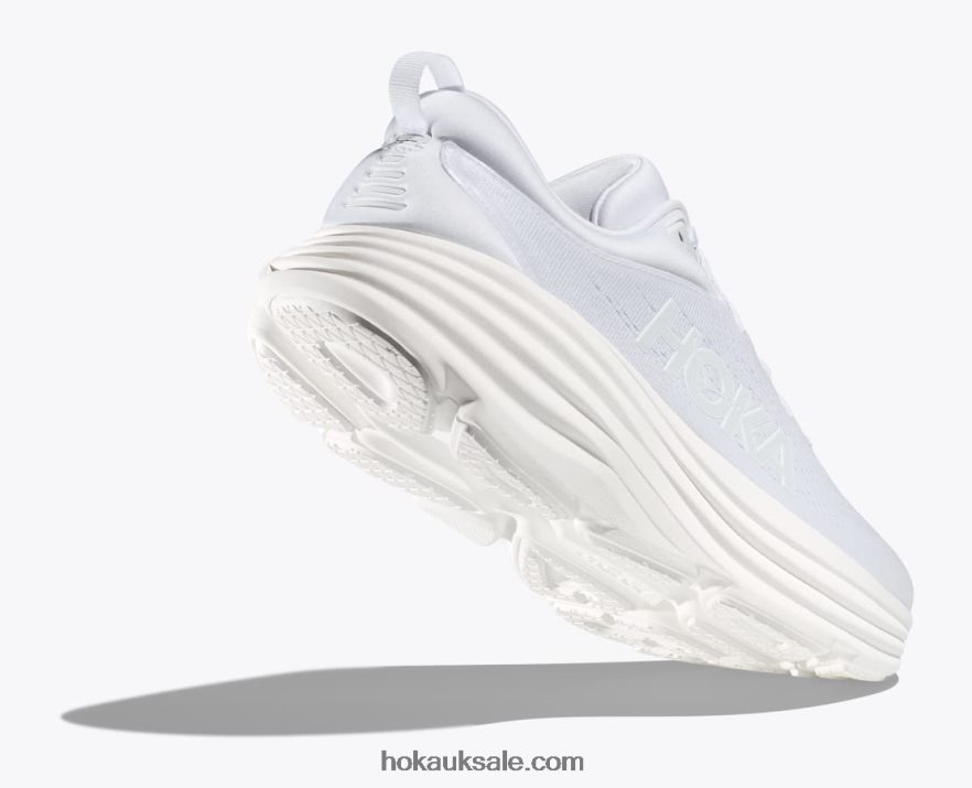 XHPD4N418 Bondi 8 Men White Hoka