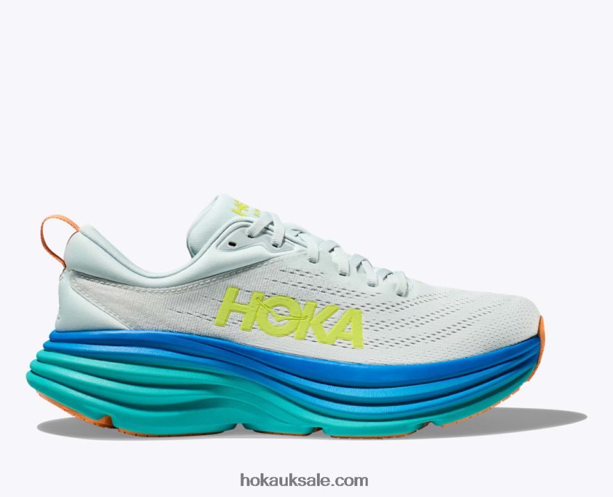 XHPD4N419 Bondi 8 Men Ice Flow/Bit Of Blue Hoka