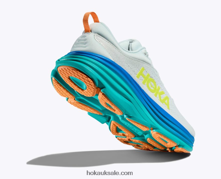 XHPD4N419 Bondi 8 Men Ice Flow/Bit Of Blue Hoka
