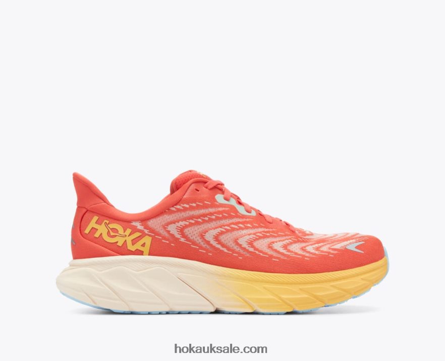 XHPD4N430 Arahi 6 Men Fiesta/Amber Yellow Hoka