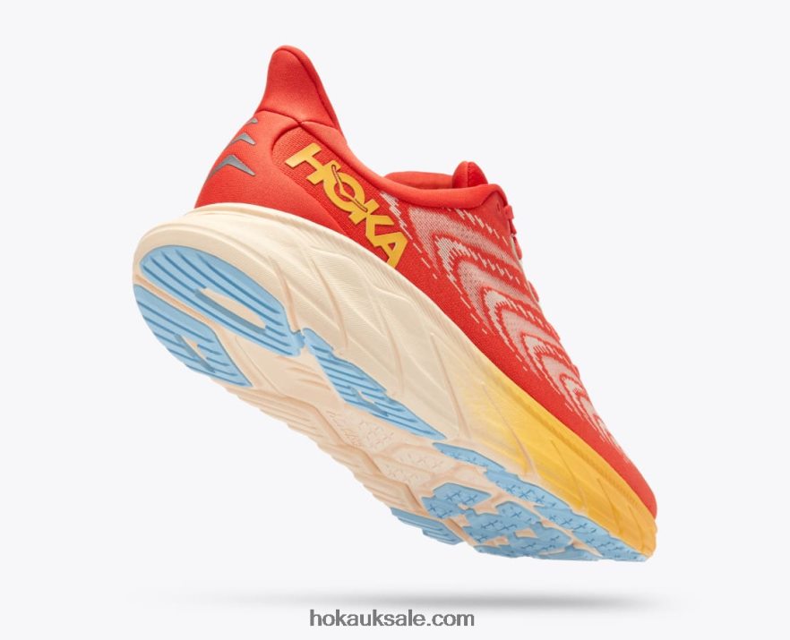 XHPD4N430 Arahi 6 Men Fiesta/Amber Yellow Hoka