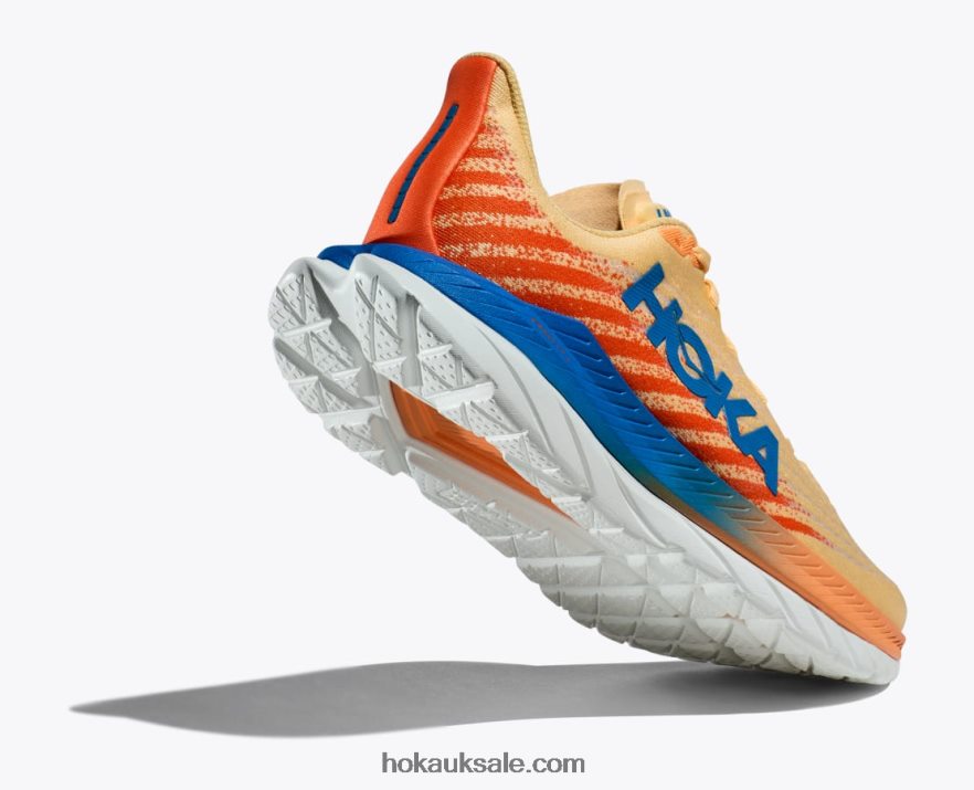 XHPD4N436 Mach 5 Men Impala/Vibrant Orange Hoka
