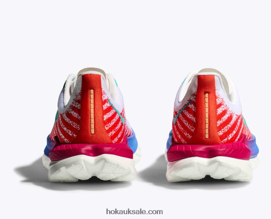 XHPD4N437 Mach 5 Men White/Flame Hoka