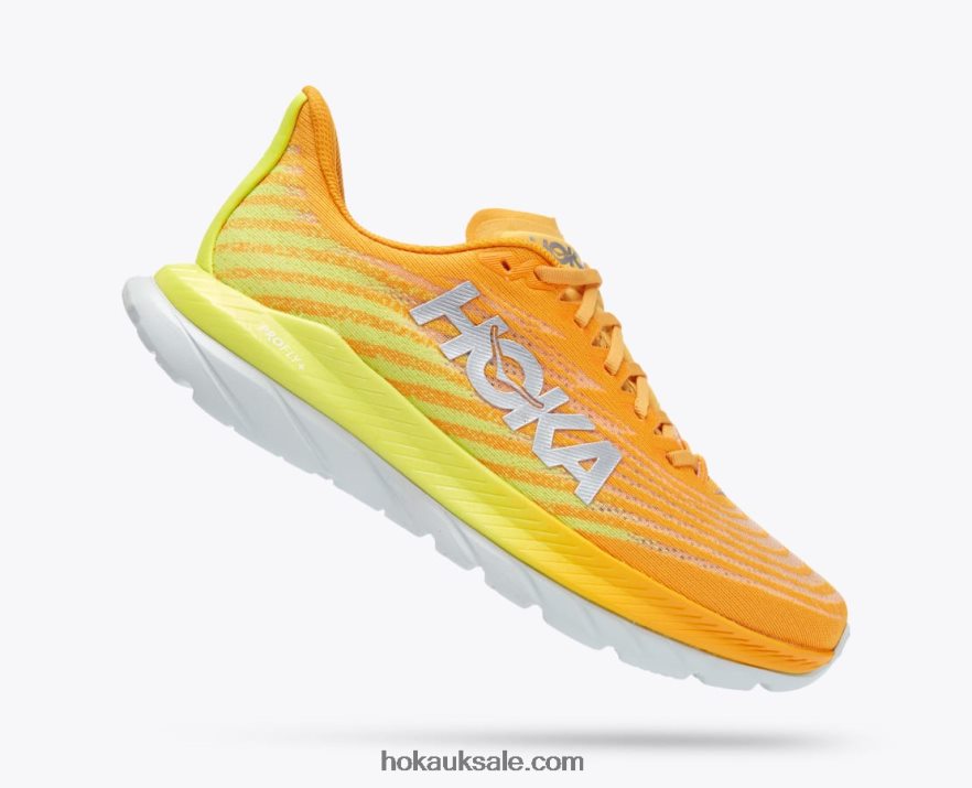 XHPD4N439 Mach 5 Men Radiant Yellow/Evening Primrose Hoka