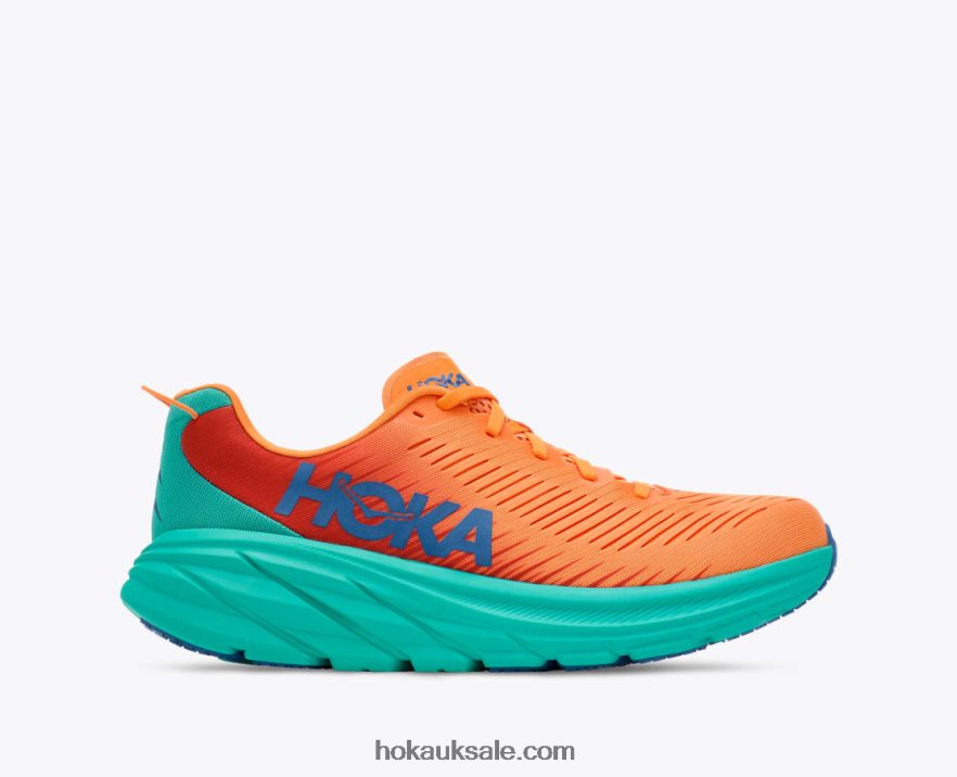XHPD4N448 Rincon 3 Men Blazing Orange/Fiesta Hoka