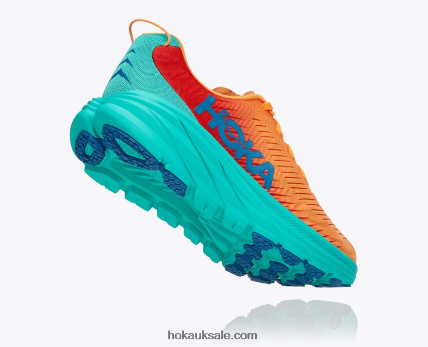 XHPD4N448 Rincon 3 Men Blazing Orange/Fiesta Hoka