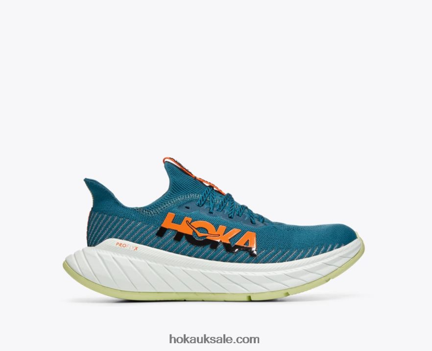 XHPD4N460 Carbon X 3 Men Blue Coral/Black Hoka