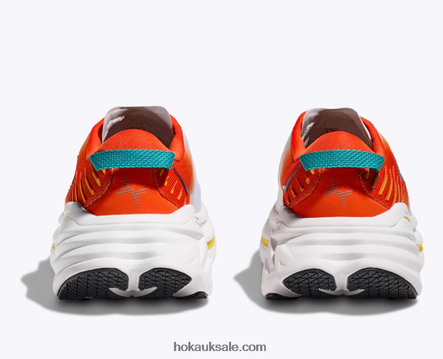 XHPD4N462 Bondi X Men Blanc De Blanc/Flame Hoka