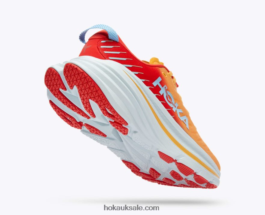 XHPD4N463 Bondi X Men Fiesta/Amber Yellow Hoka