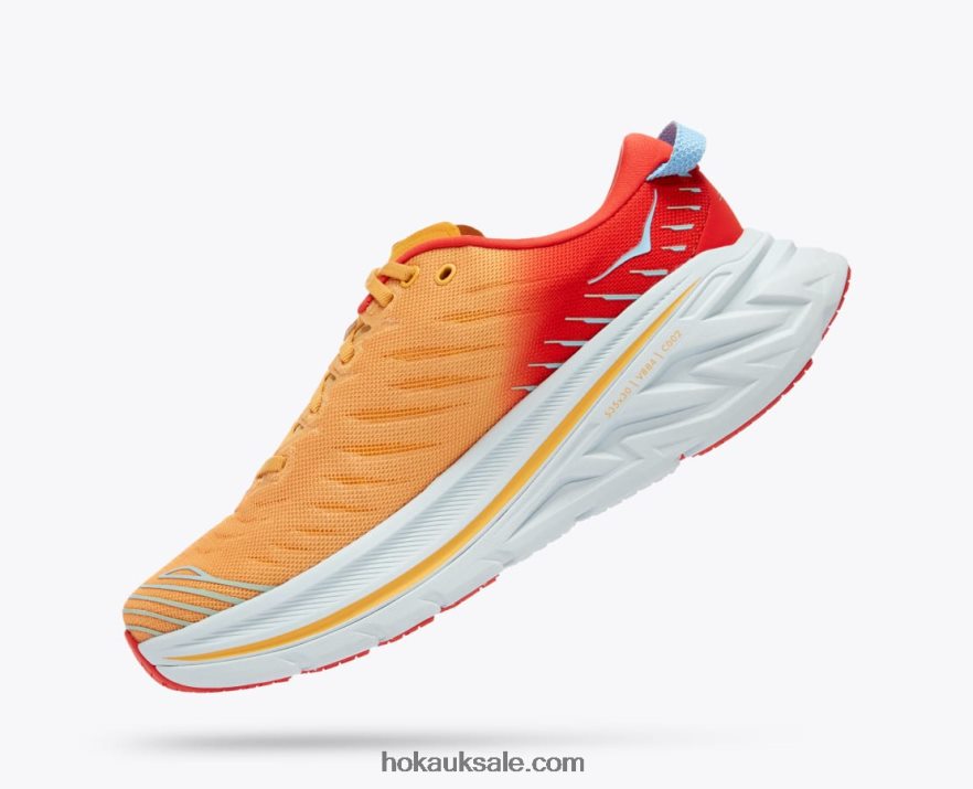 XHPD4N463 Bondi X Men Fiesta/Amber Yellow Hoka