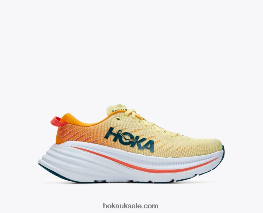 XHPD4N464 Bondi X Men Yellow Pear/Radiant Yellow Hoka
