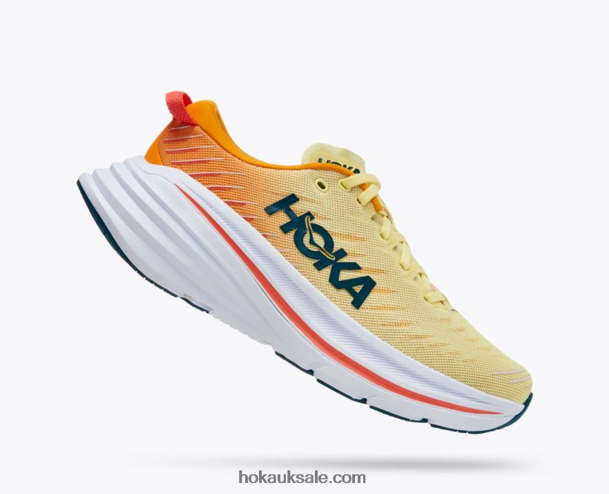 XHPD4N464 Bondi X Men Yellow Pear/Radiant Yellow Hoka