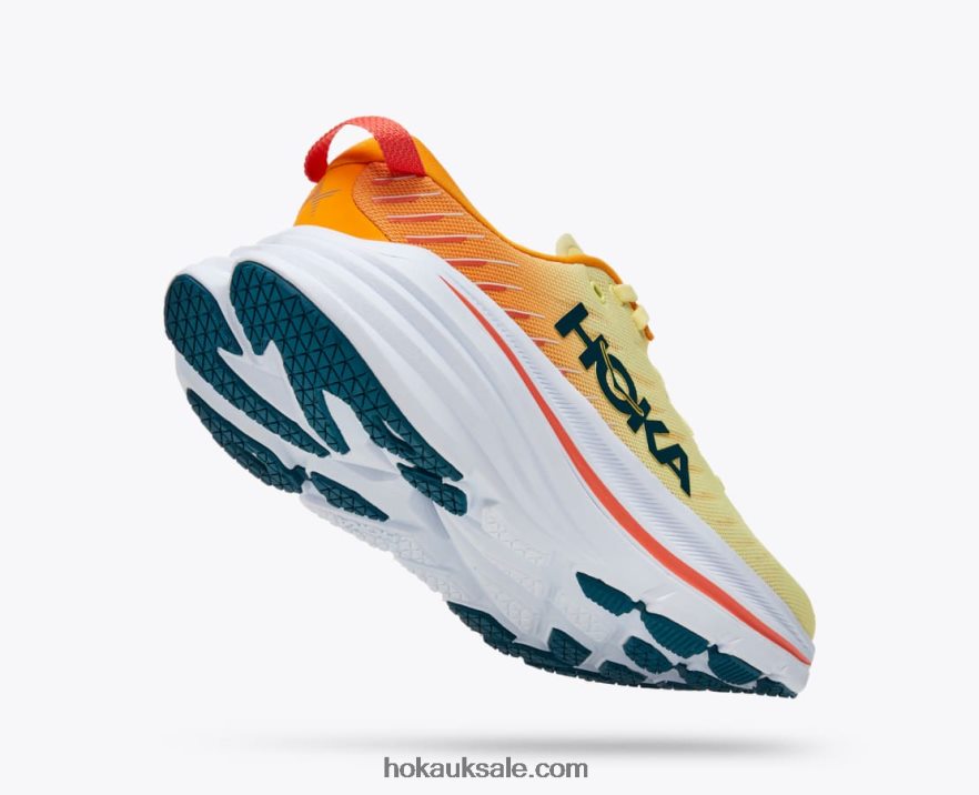 XHPD4N464 Bondi X Men Yellow Pear/Radiant Yellow Hoka