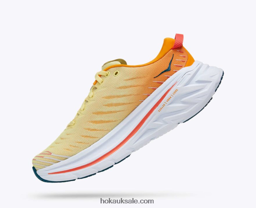 XHPD4N464 Bondi X Men Yellow Pear/Radiant Yellow Hoka