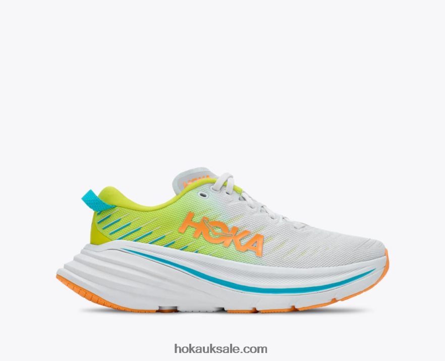 XHPD4N466 Bondi X Men White/Evening Primrose Hoka