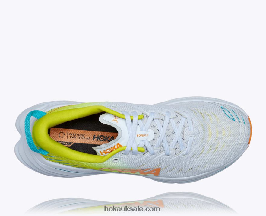 XHPD4N466 Bondi X Men White/Evening Primrose Hoka