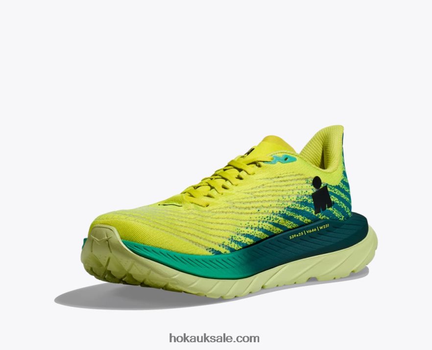 XHPD4N476 IRONMAN Mach 5 Men Evening Primrose/Kayaking Hoka