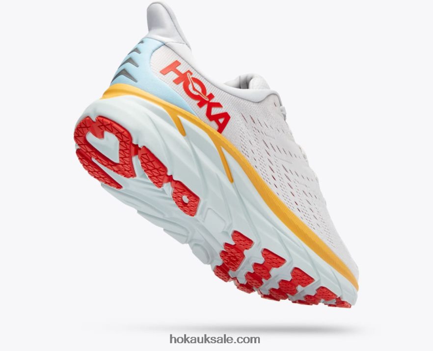 XHPD4N477 Clifton 8 Men Nimbus Cloud/Blanc De Blanc Hoka
