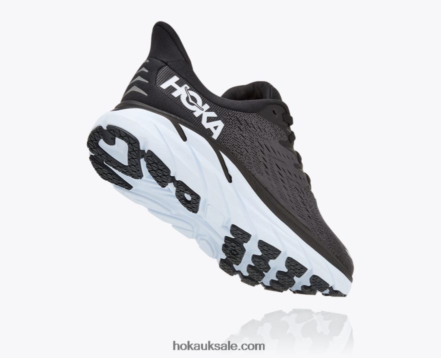 XHPD4N478 Clifton 8 Men Black/White Hoka