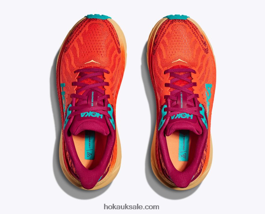 XHPD4N568 Challenger 7 Men Stone Blue/Evening Primrose Hoka