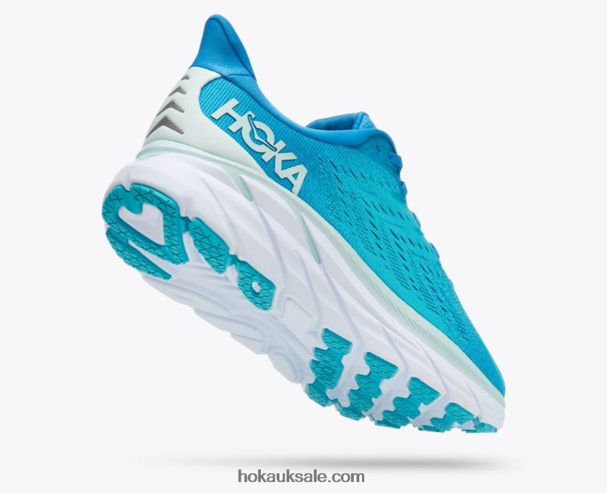 XHPD4N574 Clifton 8 Men Ibiza Blue/Scuba Blue Hoka