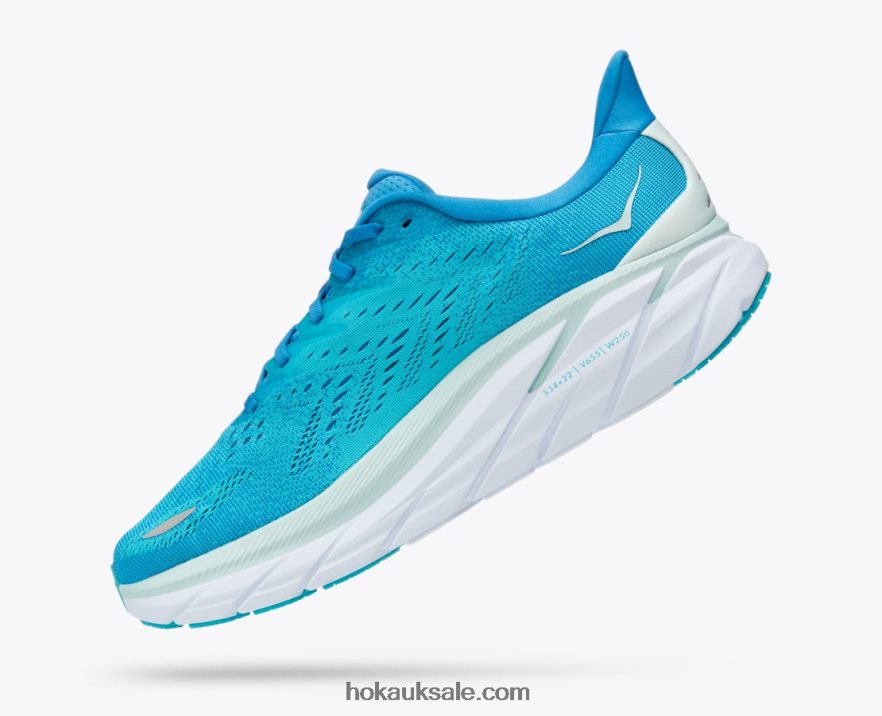 XHPD4N574 Clifton 8 Men Ibiza Blue/Scuba Blue Hoka