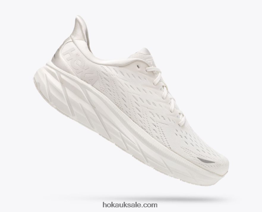 XHPD4N575 Clifton 8 Men White Hoka