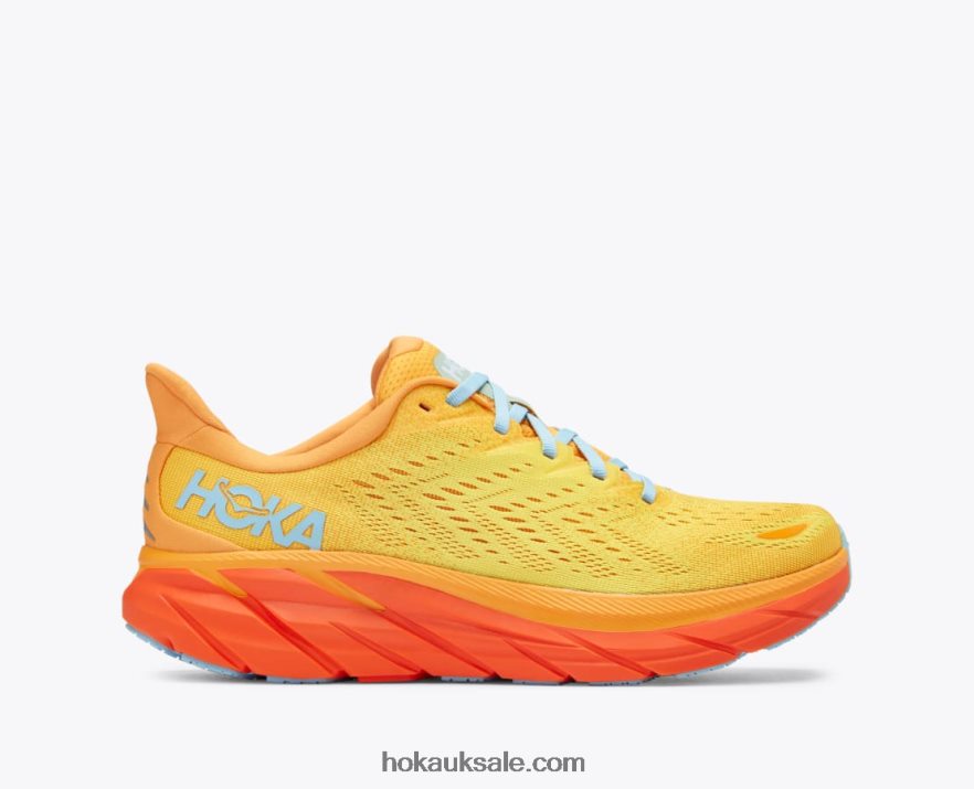XHPD4N578 Clifton 8 Men Radiant Yellow/Maize Hoka