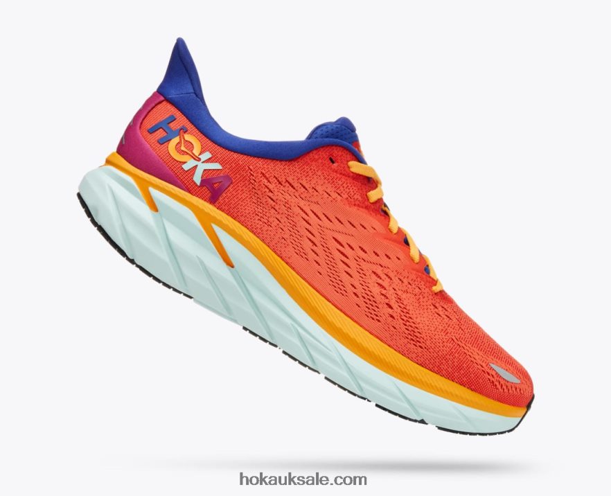 XHPD4N581 Clifton 8 Men Fiesta/Bluing Hoka