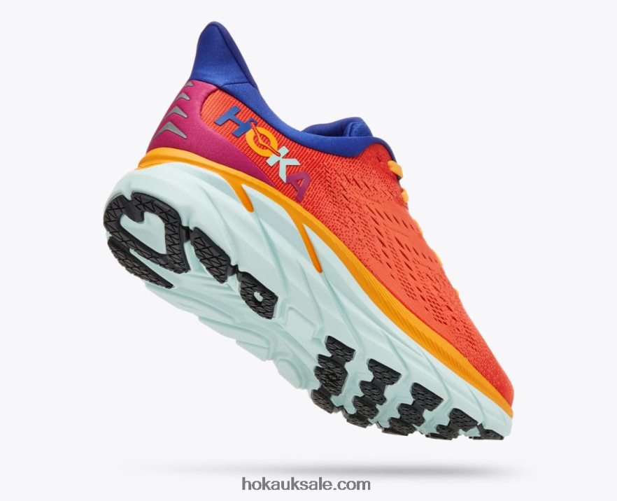 XHPD4N581 Clifton 8 Men Fiesta/Bluing Hoka